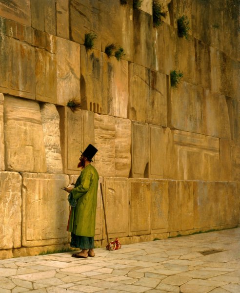 The Wailing Wall by Jean-Leon Gerome - Hand-Painted Oil Painting Reproduction