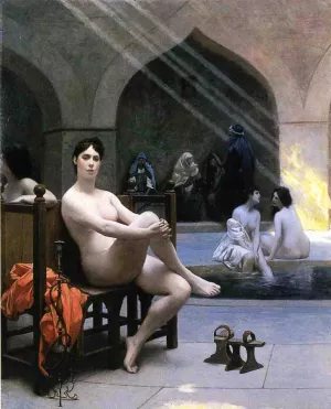 The Women's Bath Oil painting by Jean-Leon Gerome