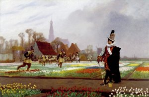 Tulip Folly by Jean-Leon Gerome Oil Painting
