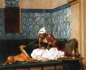 Une Plaisanterie by Jean-Leon Gerome Oil Painting