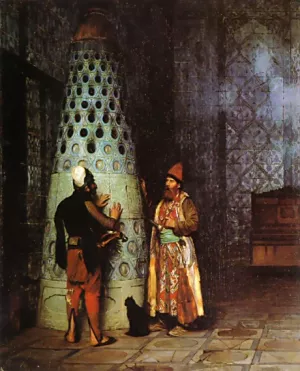 Waiting for an Audience by Jean-Leon Gerome - Oil Painting Reproduction