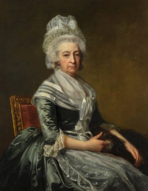Portrait of Mrs John Drummond by Jean Laurent Mosnier Oil Painting