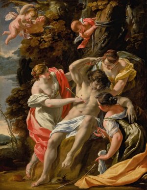 Saint Sebastian by Jean Laurent Mosnier Oil Painting