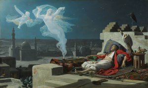 A Eunuch's Dream by Jean Lecomte Du Nouy Oil Painting
