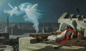 A Eunuch's Dream by Jean Lecomte Du Nouy Oil Painting
