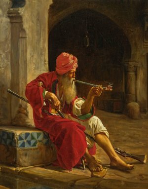 The Sentinel by Jean Lecomte Du Nouy Oil Painting