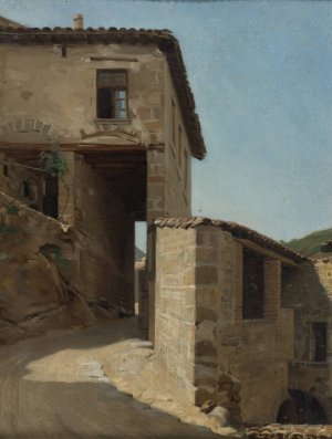 View du Malleval by Jean Lecomte Du Nouy Oil Painting