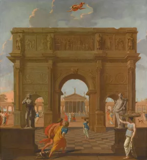 Mercury And Herse by Jean Lemaire Oil Painting