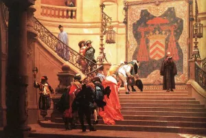 L'Eminence Grise by Jean-Leon Gerome Ferris Oil Painting