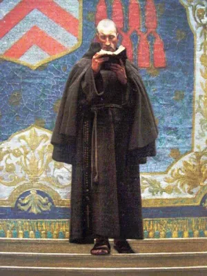 The Grey Cardinal by Jean-Leon Gerome Ferris Oil Painting