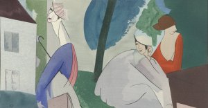 Robes de Paul Poiret selon Boussingault by Jean-Louis Boussingault Oil Painting