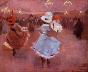 Can-Can Dancers by Jean-Louis Forain - Oil Painting Reproduction