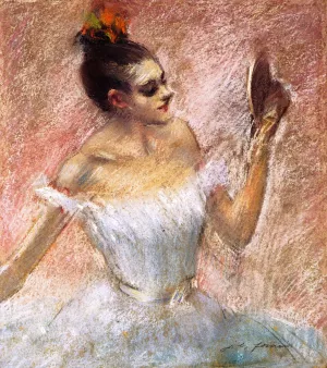 Dancer with a Mirror painting by Jean-Louis Forain