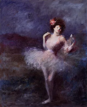 Dancer painting by Jean-Louis Forain