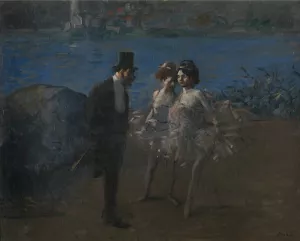 Dancers by Jean-Louis Forain Oil Painting