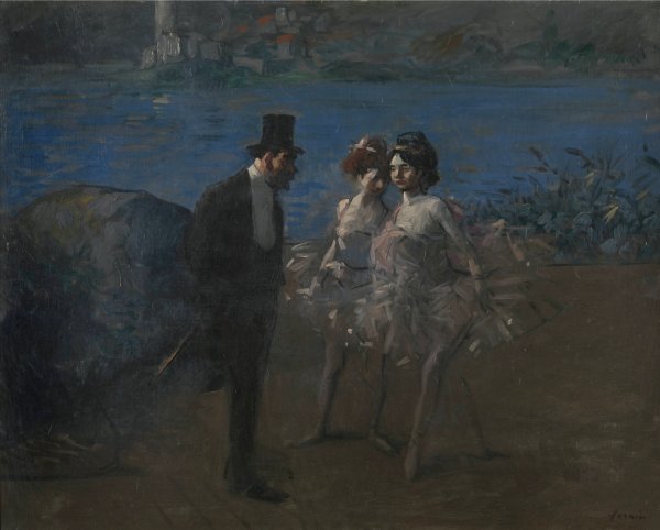 Main Product Photo of Dancers Painting by Jean-Louis Forain