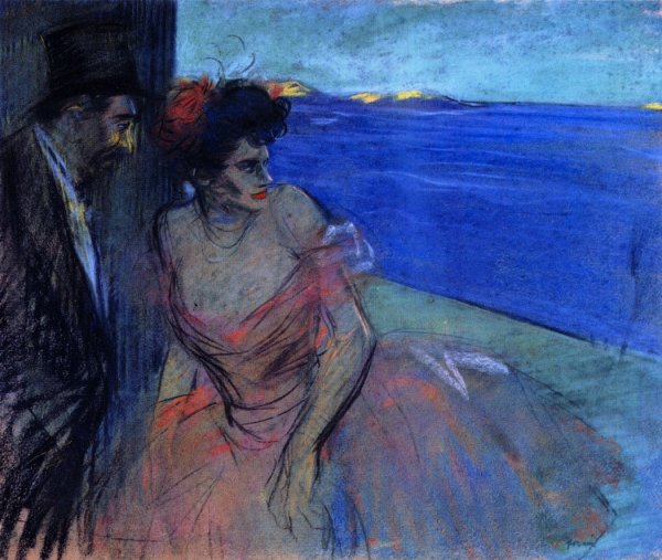 Main Product Photo of In Front of the Set Painting by Jean-Louis Forain