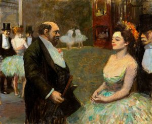 In the Wings by Jean-Louis Forain Oil Painting