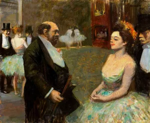 In the Wings by Jean-Louis Forain Oil Painting