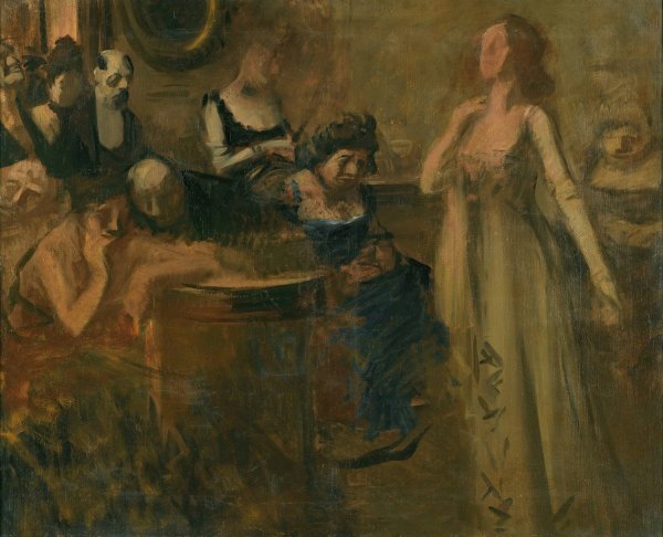 Main Product Photo of Le Recital  Painting by Jean-Louis Forain
