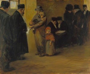 Legal Assistance by Jean-Louis Forain Oil Painting
