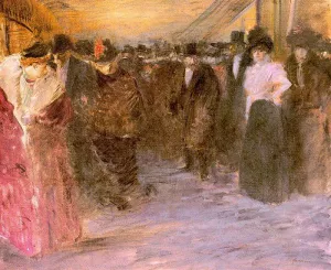 Music Hall by Jean-Louis Forain - Oil Painting Reproduction