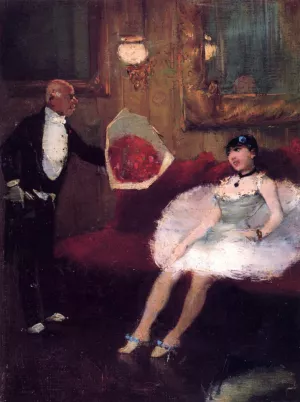 The Admirer by Jean-Louis Forain Oil Painting