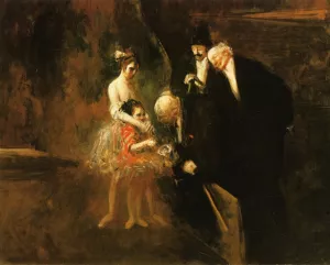 The Dancers by Jean-Louis Forain Oil Painting