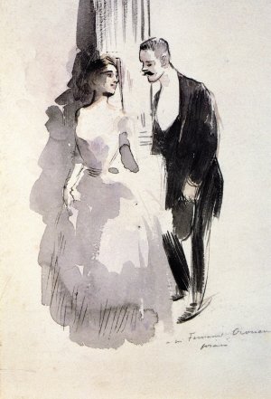 The Invitation by Jean-Louis Forain Oil Painting