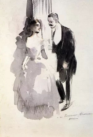 The Invitation Oil painting by Jean-Louis Forain