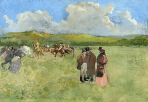 The Race Track Oil painting by Jean-Louis Forain