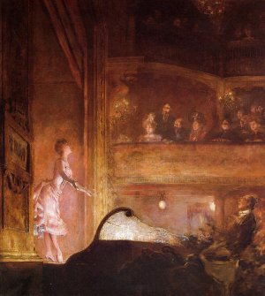 The Singer in Pink by Jean-Louis Forain Oil Painting
