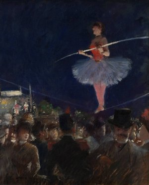 Tight-Rope Walker by Jean-Louis Forain Oil Painting