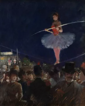 Tight-Rope Walker by Jean-Louis Forain Oil Painting