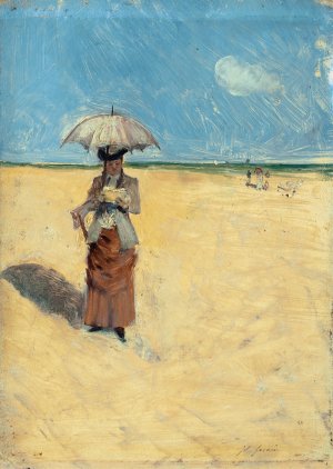 Walk In The Sun Oil painting by Jean-Louis Forain