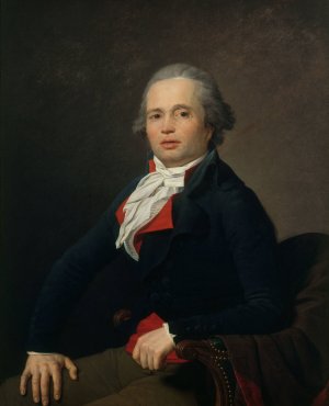 Portrait de Louis Legendre by Jean-Louis Laneuville Oil Painting