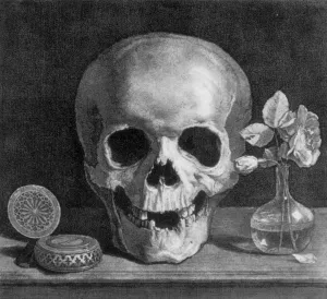 Memento Mori by Jean-Louis Morin Oil Painting