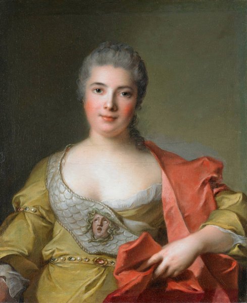 Main Product Photo of Adelaide-Julie Mirleau de Neuville  Painting by Jean-Marc Nattier