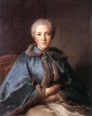 Comtesse de Tillieres by Jean-Marc Nattier - Oil Painting Reproduction