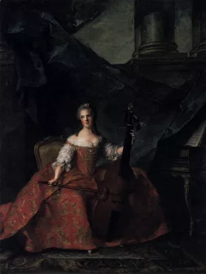 Madame Henriette by Jean-Marc Nattier - Oil Painting Reproduction