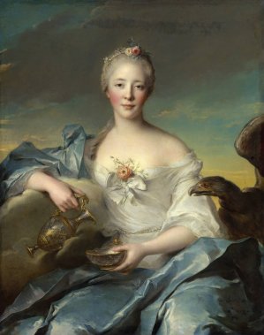Madame Le Fevre de Caumartin as Hebe by Jean-Marc Nattier Oil Painting
