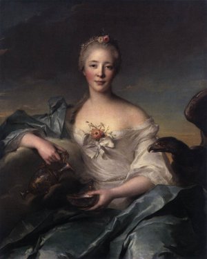 Madame Le Fevre de Caumartin as Hebe by Jean-Marc Nattier Oil Painting