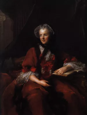 Marie Leczinska painting by Jean-Marc Nattier