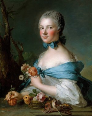 Portrait of a Woman Oil painting by Jean-Marc Nattier