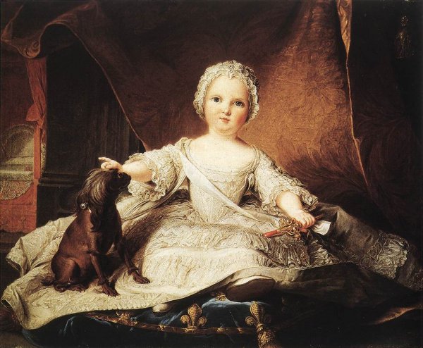 Main Product Photo of Portrait of Madame Maria Zeffirina Painting by Jean-Marc Nattier