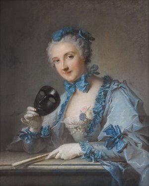Portrait of Madame Royer by Jean-Marc Nattier Oil Painting