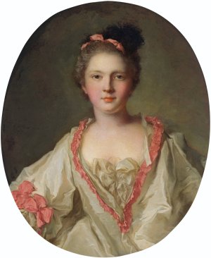 Portrait of Marie-Therese Geoffrin by Jean-Marc Nattier Oil Painting