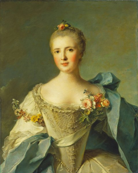Main Product Photo of The marquise de Belestat  Painting by Jean-Marc Nattier