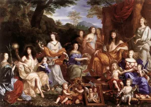 The Family of Louis XIV painting by Jean Nocret