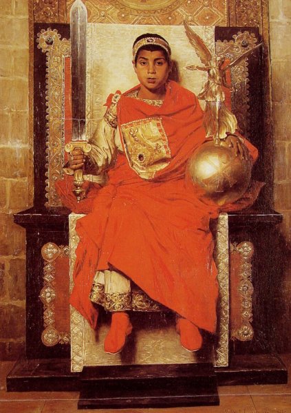 Main Product Photo of La Bas Empire Honorius Painting by Jean-Paul Laurens